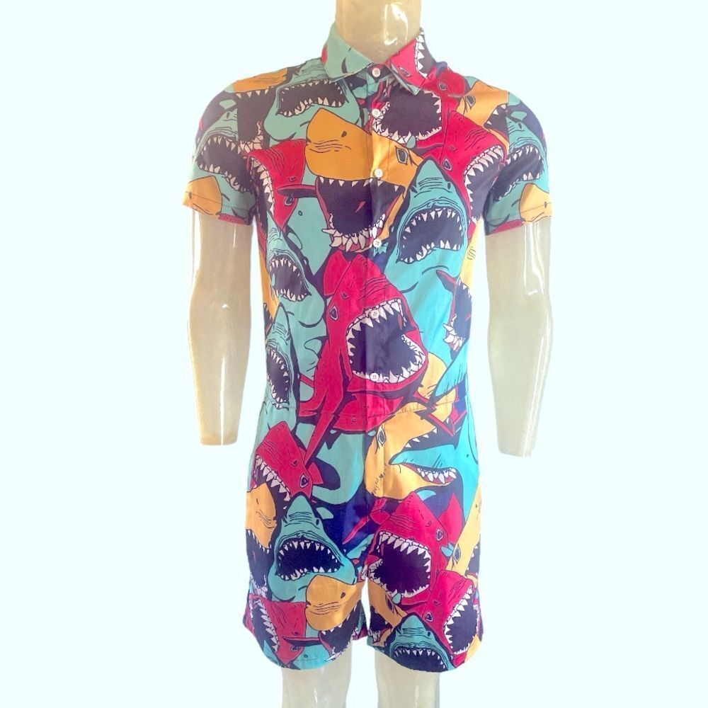 Shark Attack Romper - image 2
